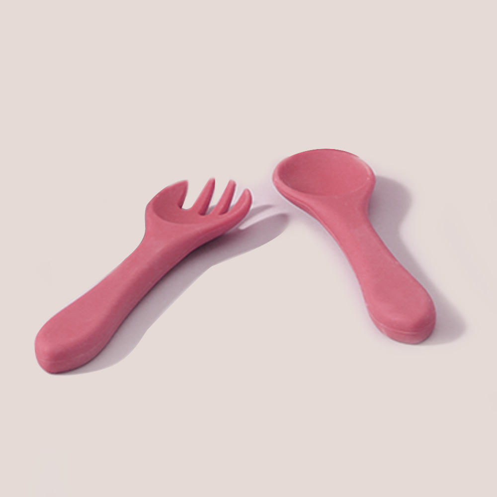 Pink long spoon
