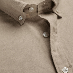 Camisa Formal de <span class=keywords><strong>Manga</strong></span> <span class=keywords><strong>Larga</strong></span> para Hombre, 100% Algodón de Alta Calidad, Color Sólido, con Patrón de Rayas, para Primavera, Otoño e Invierno - Product Image 4