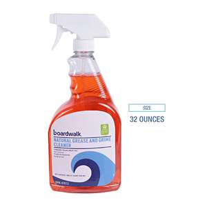 "Boardwalk 37612 12 Pack 32 oz Green Grease & Grime <b>Cleaner</b> <b>Spray</b> Bottle for Oil Stains" - Product Image 6