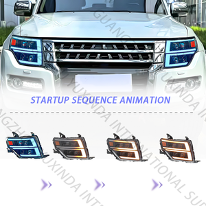 Faros Delanteros de Alta Calidad para Mitsubishi <span class=keywords><strong>Pajero</strong></span> V93 Modificado V97V87 06-21 con Luz de Circulación Diurna - Product Image 3