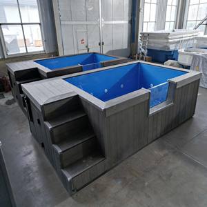 Piscine familiale de luxe sur mesure pour spa de natation, portable, en fibre de verre, au sol, en acrylique transparent, résistante aux UV - Product Image 5