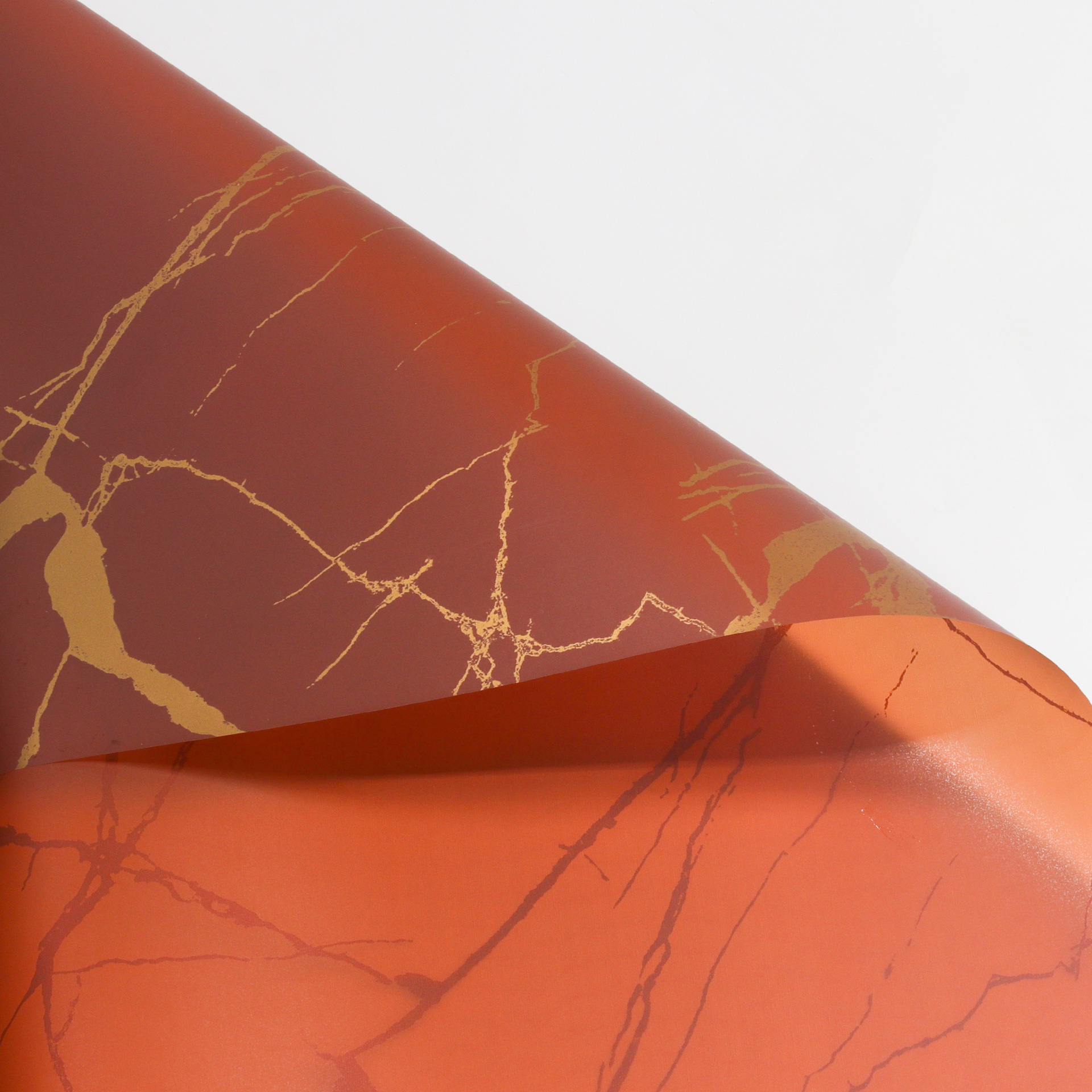 Golden marble paper-brown/20 sheets-5656cm
