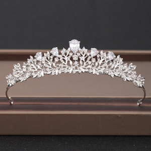 BELLEWORLD – couronne de <span class=keywords><strong>mariage</strong></span> en strass, Design mixte, couronne en métal cristal, <span class=keywords><strong>diadème</strong></span>, accessoires de mariée en vrac, prix bas - Product Image 2