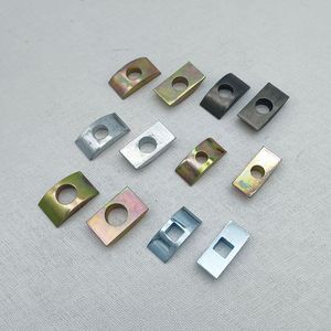 Autonomy Half Moon Pad Carbon Steel Plated Durable Connector For Shoe Cabinet - Product Image 1