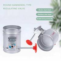 Vanne de régulation électrique pour systèmes de chauffage CVC, soufflet coupe-feu flexible multi-lames en acier galvanisé industriel certifié