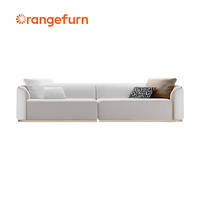 Orangefurn Nouvelle Collection : Ensemble de Salon Modulaire Design Postmoderne (Canapé, Banc, Table Basse, Meuble TV) pour Villa et Appartement