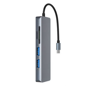 Haute qualité 5 1 type-<span class=keywords><strong>c</strong></span> <span class=keywords><strong>hub</strong></span> 4K HDTV <span class=keywords><strong>multiport</strong></span> Dock Station USB3.0 SD TF <span class=keywords><strong>USB</strong></span>-<span class=keywords><strong>C</strong></span> PD adaptateur de charge pour Macbook Pro produits Stock - Product Image 6