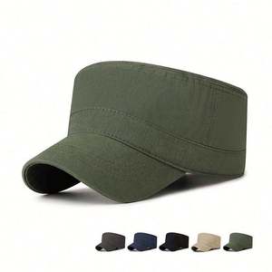 Simple <b>Flat</b> Baseball <b>Cap</b> for <b>Men</b> Women Youth Custom Sports <b>Cap</b> Solid Colors for Spring Autumn Outdoors Made Common Cotton Fabric - Product Image 6