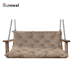 SUREWALHOME coussins de balançoire avec <span class=keywords><strong>dossier</strong></span> coussins de banc imperméables coussins de balançoire d'extérieur <span class=keywords><strong>pour</strong></span> meubles de jardin de patio extérieur - Product Image 1