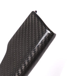 Cubierta embellecedora de palanca de cambio de marchas de consola central de fibra de carbono seca para Audi Q7 2020-2021 / <span class=keywords><strong>Q8</strong></span> 2021-2022 - Product Image 4