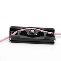FEICHAO Bloc de fixation de câble pour plaque de dégagement rapide ARCA pour trépieds et monopodes, pour appareils photo reflex numériques, avec verrouillage de données et enrouleur pour photographie