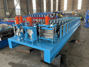 Rollo de acero intermitente, máquina formadora de rollo de borde de techo de Metal anterior, diseño Popular de EE. UU., ángulo en V, <span class=keywords><strong>precio</strong></span> de la máquina de borde de goteo de techo - Product Image 6