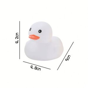 Colorful Rubber <b>Bathing</b> Pinch Squeaking Little Yellow Duck Children Swimming Toys - Product Image 6