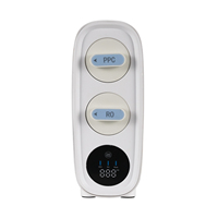 Système d'eau électrique RO sans réservoir TDS 400GPD en plastique écologique sous évier avec purificateur, robinet intelligent et filtration en 3 étapes, garantie 12 mois