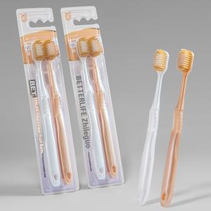 सुपरमार्केट घरेलू दैनिक आवश्यकता जापानी शैली इलेक्ट्रिक टूथब्रश नरम ब्रिस्टल चौड़े सिर प्लास्टिक हैंडल-डबल घर - Product Image 1