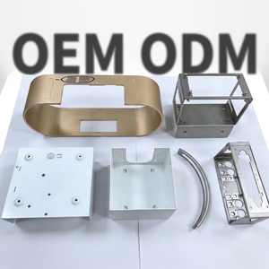 Supports de boîtiers en tôle d'acier inoxydable sur mesure, estampés et pliés avec précision, service de fabrication de tôlerie OEM ODM - Product Image 1