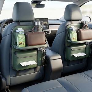 Children's Car <strong>Seat</strong> Back Organizer <strong>Storage</strong> Bag with Folding Table and Tray for Rear <strong>Seat</strong> - Product Image 1