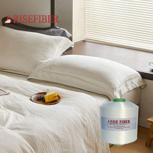 繊維150Dポリエステルフィラメント糸DTY167/48 150 Dtex Weft Twisted DTY刺繍タフタラベル染めパターン - Product Image 3