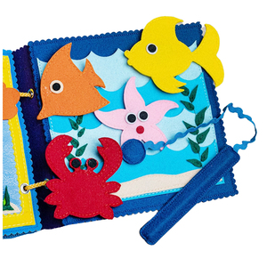 Livre d'activités Montessori <span class=keywords><strong>pour</strong></span> tout-petits, enfants, compétences de base, activités en <span class=keywords><strong>feutre</strong></span>, apprentissage sensoriel, cadeaux, jouets éducatifs <span class=keywords><strong>pour</strong></span> l'autisme, colorés - Product Image 4