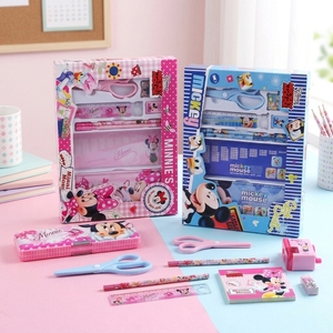 Ensemble de papeterie mignon de dessin animé, boîte cadeau, fournitures scolaires, trousse à crayons, ensemble de crayons pour filles <span class=keywords><strong>et</strong></span> enfants - Product Image 5