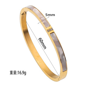 Joyería al por Mayor, Pulseras y Brazaletes de Acero Inoxidable de Moda, Modelo Múltiple, Estilo 18K PVD, Resistentes al Agua, No se Destiñen, para Mujer - Product Image 2