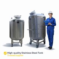 Réservoir en acier inoxydable Ace 100L, capacité 150 litres, pour produits chimiques, crèmes cosmétiques, liquides, huile de cuisson, lait, vin, eau