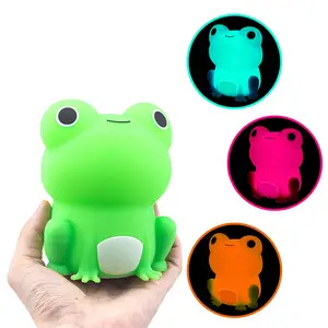Cartoon Animal Dimmable Mini Silicone LED USB Rechargeable For Children Baby Kids Bedside Lamp 5V 10H