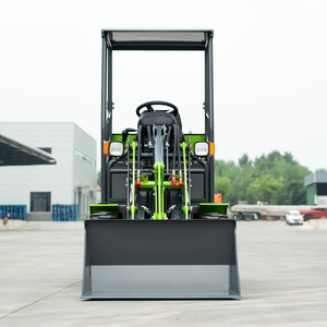 Mini-chargeuse sur pneus électrique 0,4T 0,5 tonne, chargeuse frontale, moteur, largeur réduite, utilisation facile pour les travaux en serre, compacte, CE - Product Image 3