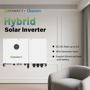 Growatt Wit 50k-xhu lai 1100V ba giai đoạn biến tần 30-50kw IP66 kích thước cho hệ thống PV 380V 5/10 năm bảo hành - Product Image 6