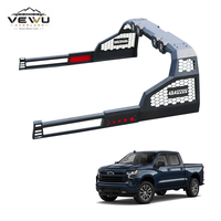 Barre de protection de benne pour Chevrolet Silverado 1500 2500, en acier carbone, robuste, porte-bagages noir, installation facile, OEM ODM