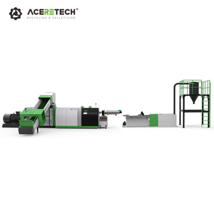 ACS-H Film Plastic Waste Recycling Granulating Machine With Compacting And Pelletizing System
