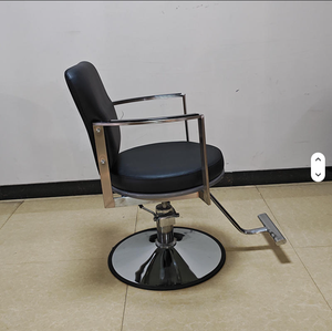 Chaises de salon professionnelles noires et dorées 2026, meubles de coiffure pour femmes, style chaise avec pompe hydraulique - Product Image 2