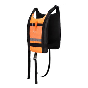 Chaleco Salvavidas de Alta Flotabilidad para Adultos, 150N, Tejido de Malla, Naranja, Profesional, para Pesca en Barco, Kayak - Product Image 1