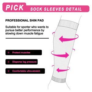 FlexGrip Football <strong>Sock</strong> Sleeves Custom Arch Support Moisture Wicking Leg Sleeves Elastic Compression Digital Printing Bottom Logo - Product Image 3