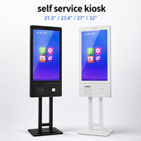 Kiosco de Autoservicio con Pantalla Táctil de 21.5" y 32" Personalizado, Kiosco de Pedidos y Pagos para Restaurantes, Hoteles y Comercios