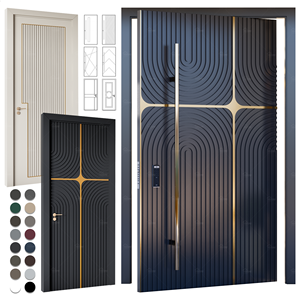 <span class=keywords><strong>Puertas</strong></span> Metálicas <span class=keywords><strong>de</strong></span> Seguridad para Exteriores <span class=keywords><strong>de</strong></span> Casas en China, <span class=keywords><strong>Puertas</strong></span> Frontales Modernas <span class=keywords><strong>de</strong></span> <span class=keywords><strong>Aluminio</strong></span> para Hogares, Puerta <span class=keywords><strong>Principal</strong></span> Pivotante Grande - Product Image 5