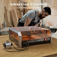 Machine de gravure laser à fibre professionnelle, découpe sur grande surface, marquage portable de bureau, compatible acrylique, CNC, prise en charge DXF, DIY