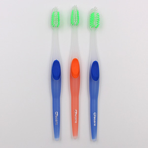 Otocare Adult Toothbrush Transparent PP Handle Colorful Manual Toothbrush for Brushing Teeth Cleaning Teeth - Product Image 1