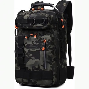 Muestra gratuita: Mochila de pesca, mochila para aparejos de pesca con soportes para cañas, bolsa de pesca grande de 20L 600D para almacenamiento de equipo de pesca - Product Image 1