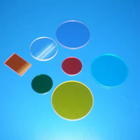 220 222 nm 222nm filtre passe-bande UV filtre rectangulaire rond feuille de verre 10nm FWHM filtres optiques