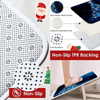 Rideau de Douche en Polyester Motif Sapin de Noël Brillant, Rideau de Salle de Bain Imperméable, Anti-Moisissure, Séchage Rapide pour Douche à Domicile, Personnalisable