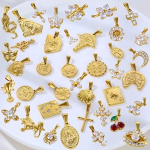 จี้และเครื่องประดับแฟชั่นสั่งทำ ZYO จี้เมดูซ่าทอง 18K สร้อยคอโลโก้สั่งทำ ออกแบบจี้สแตนเลส เครื่องประดับจี้ - Product Image 4