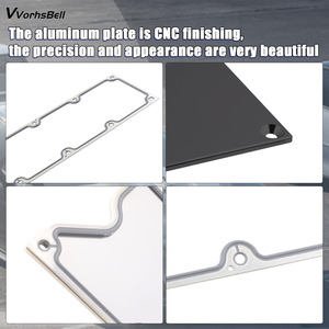 Tapa de Válvulas de Aluminio Forjado para Bloques de Cilindros LS Gen3 Negro/Blanco OEP009-DDP-BK Pieza de Repuesto para Motor Chevrolet - Product Image 4