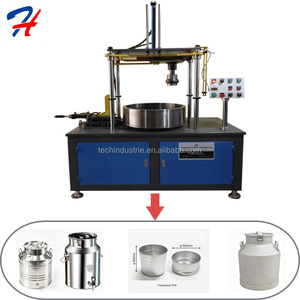 Chaîne de production de cuiseurs vapeur à couscous à 2 niveaux HT et de seaux à huile d'olive/lait avec presse hydraulique à quatre colonnes pour usine de fabrication - Product Image 6