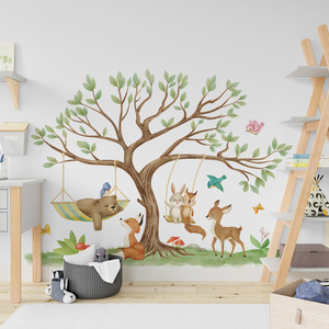 LM93909 <span class=keywords><strong>Papel</strong></span> Tapiz Autoadhesivo con Diseño de Animales del Bosque, <span class=keywords><strong>Papel</strong></span> Tapiz 3D de PVC para Decoración de Habitaciones de Bebés y Hogar - Product Image 6