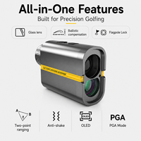 Télémètre laser de golf portable Bingm 3000M, écran LCD, étanche IP65, grossissement 7,0x, précision 1m, batterie rechargeable