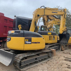Factory Used KOMATSU Mini Hydraulic Excavator PC78US PC78UU PC78MR PC78US-8 Crawler Excavator 7ton <b>Micro</b> Escavator <b>Machine</b> - Product Image 6