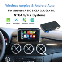 CarPlay sans fil Android Auto pour Mercedes-Benz NTG4.5 W117 W166 W172 W176 W204 W207 W212 W218 W231 W242 W246 W204 2012-2015