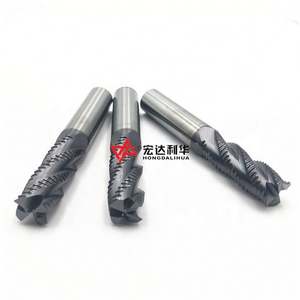 Fresa de extremo plano de carburo sólido HRC55 para corte de aluminio - Product Image 4