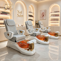 Fauteuil de pédicure électrique avec massage et bain de pieds pour salon de beauté et spa, vente en gros directe usine Foshan